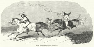 Verhaftung eines Boten von Josip Jelačić, Ban von Kroatien, Revolution von 1848